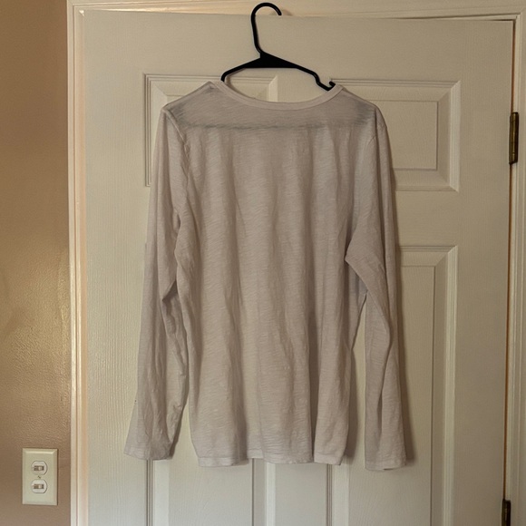 Aerie White Long Sleeve Tee - Picture 4 of 4